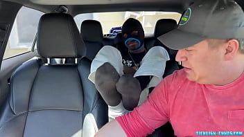 Preview 1 of Koria Sex Movie Mom Son - Shy Eddy Goes To A Snyft Ride With Matt To Get Foot Worship