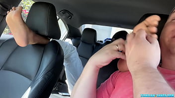 Preview 4 of Koria Sex Movie Mom Son - Shy Eddy Goes To A Snyft Ride With Matt To Get Foot Worship