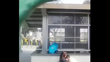 Preview 2 of Jav Apria - Public Blowjob behind Metro Train Station
