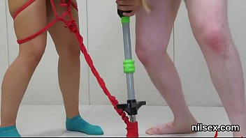 Preview 2 of Jessica Darlin Bukkake - Hot sweetie is taken in anal assylum for awkward therapy