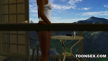 Preview 1 of Milk Push - Foxy 3D Cartoon Ebony Babe Sucking and Fucking