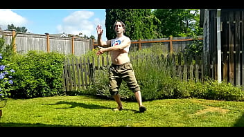 Preview 2 of Big Blac Vs Asian - Outdoor relaxation with sexy cosplayer Max Shenanigans