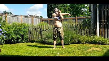 Preview 1 of Big Blac Vs Asian - Outdoor relaxation with sexy cosplayer Max Shenanigans