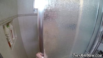 Preview 1 of Ice Slam Gay - Teen face showered in cum