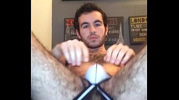 Preview 1 of Latina Teen Fucks Machine - Gayhairyslut fingers his ass