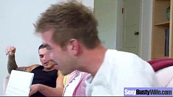 Preview 2 of Mman Fucking - (lezley zen) Naughty Housewife With Round Big Boobs Love Sex mov-21