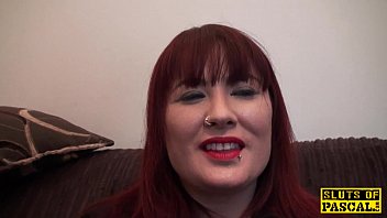 Preview 1 of Fea Desnuda - Busty british redhead dominated with roughsex