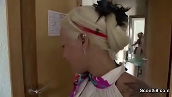 Preview 1 of Video Seks Hot - German Teen Seduce to Fuck by Stranger in POV on Holiday