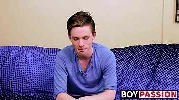 Preview 1 of Orgasm Teen Web Cam - Adorable twink guy Nico Michaelson gets horny and wanks it