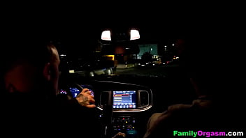 Preview 1 of Kaylani Lei Cum In Pussy - FamilyOrgasm - Stepdads Found their Stepdaughters Whoring in the Streets
