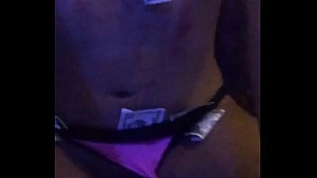 Preview 3 of Solo In Stockings - He likes playing with my pussy