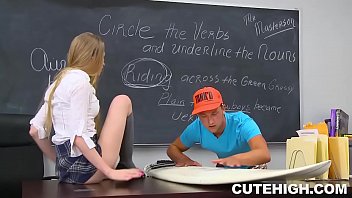 Preview 1 of Evil In Sea - Cute Student Gives Blowjob and Fucks