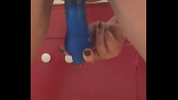 Preview 4 of Llena De Esperma - wife solo squirt soaking the floor!