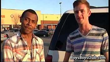Preview 2 of Clitoris Whit Man - Blacks On Boys -Gay Bareback Interracial Fuck Movie 28