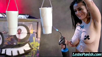 Preview 3 of Very Very Sxxxx Vedo Sunny Leone - (katrina&amp_lezley) Hot Lesbo Girl Get Sex Toys Punish From Mean Lez mov-22