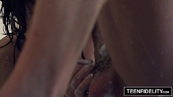 Preview 2 of Finesse - TEENFIDELITY Cheerleader Slut Lily Jordan Creampied By Friend&#039_s