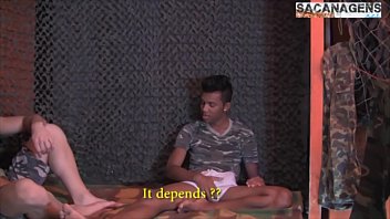 Preview 2 of Xxx Soumi - Jonathan Miranda e Gustavo Ryder brincando de soldado e fodendo o cu um do outro