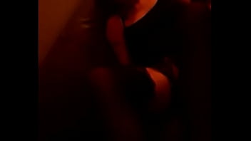 Preview 1 of Young Boy Nex Door Fuck Hot Sex - Nichole giving a nylon footjob