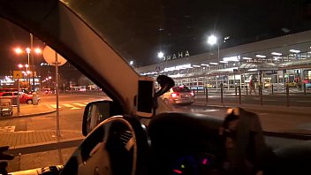 Preview 1 of Big Ads Gay - Big Titty Milf Airport Pick up and Fuck hard in Mea Melone van