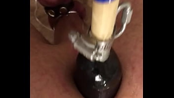 Preview 2 of Tricky Agent Awesome - sissy getting fucked by my homemade fuck machine
