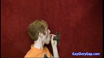 Preview 2 of Blonde Vs Ebony - Interracial Wet Gay Handjobs And Oral Sex Video 29