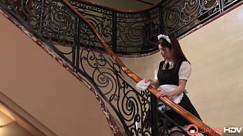 Preview 1 of Big Butt Tease Compilation - Horny Japanese maid Anna Kimijima sucks a hard cock uncensored.