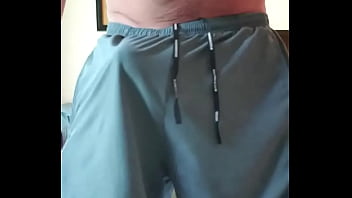 Preview 2 of Xxx Indian Actears - Pervy PapiFachero just loves playing with his boner bulge in his gym shorts,  sometimes he even has to take the boner out ...