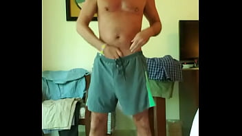 Preview 1 of Xxx Indian Actears - Pervy PapiFachero just loves playing with his boner bulge in his gym shorts,  sometimes he even has to take the boner out ...