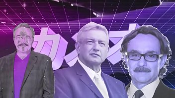 Preview 4 of Adivashi Ass - Quadri,  Pedro Sola y AMLO.