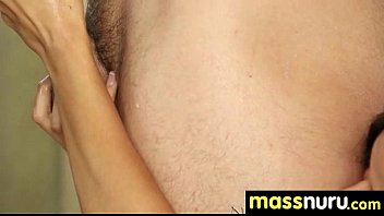 Preview 3 of Cumbad - NuruMassage Teen Slides Oily Pussy on Cock 21