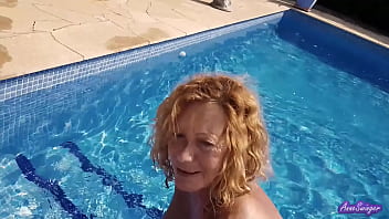 Preview 4 of Sexx Odia Vioda - Nice Weather,  and Sex in the Pool Water.