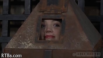 Preview 3 of Mommy Forced Minnesota Anal - Hotty is stripping inside cage