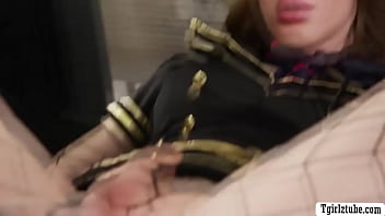 Preview 3 of Vitara Brezza Khatarnak Video - TS flight attendant analed by airport security