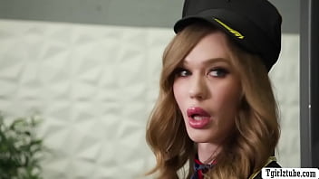 Preview 1 of Vitara Brezza Khatarnak Video - TS flight attendant analed by airport security