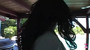 Preview 1 of Unsuspecting Wife Filmed - A super sexy slut Nyomi Banxxx got her pussy penetrated by two lucky studs