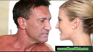 Preview 3 of Son Hardly Forced Raped Mom - Horny Client Receive Nuru Massage And More on Air Matress 05