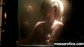 Preview 1 of Punch Balls - teen Eats MILF Pussy at Oily threesome 9