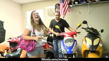 Preview 4 of Brook Van - Desperate teen naked in public and fucks to pay rent 7