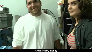 Preview 4 of Shit Anal Gape Ebony - Desperate teen naked in public and fucks to pay rent 24