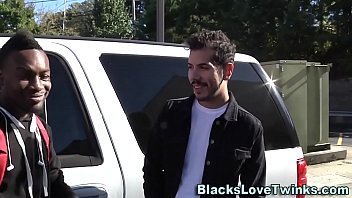 Preview 1 of Suny Loen Xxx - Black guys spunk in 3way