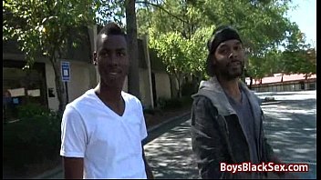 Preview 1 of Gay Ichat - White Skinny Gay Boy Suck Big Black Dick 08