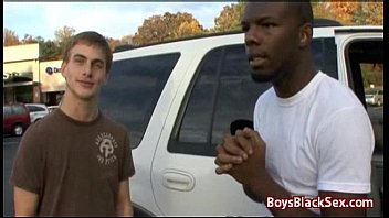 Preview 2 of Wife Trivked - White Skinny Gay Boy Suck Big Black Dick 03