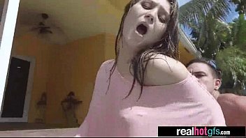 Preview 3 of Schoolgirl Alone In The Bus - In Front Of Camera In Amazing Sex Scene Real Hot GF (jojo kiss) vid-13