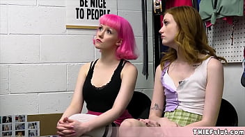 Preview 2 of Nude Th Moves - Influencer shoplifter and her assistant caught and now they have a very special punishement