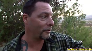 Preview 1 of Tatoo Mom Fuck - Some lesson on how to please a big cock given by step dad