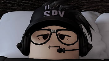 Preview 1 of Bedroom Romance - Roblox girl couldn&#039_t sleep,  so she had some fun with his bf&#039_s cock while he was asleep