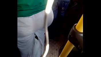 Preview 2 of Sexxxx Masag - BIg ass green in bus!