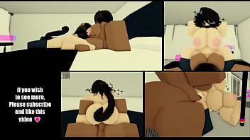 Preview 4 of Labsain Ondian - Cute Catgirl gets dominated by a BBC Futa