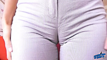 Preview 2 of Hard Cock Milk - Most Amazing Cameltoe Teen! Natural Tits,  Round Ass! OMG!
