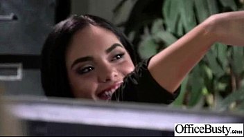 Preview 1 of School Girl Fuck Trani - Office Girl (selena santana) With Big Melon Boobs Get Hardcore Sex movie-29